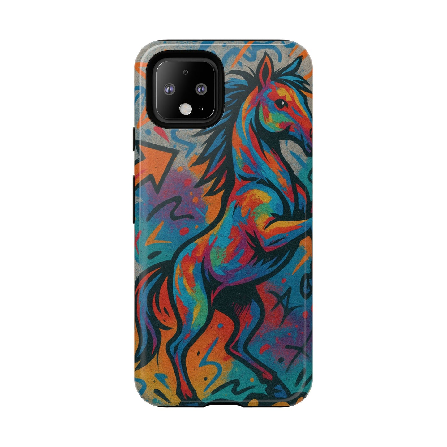 „Horse Power – Graffiti Horse Street Art Design”