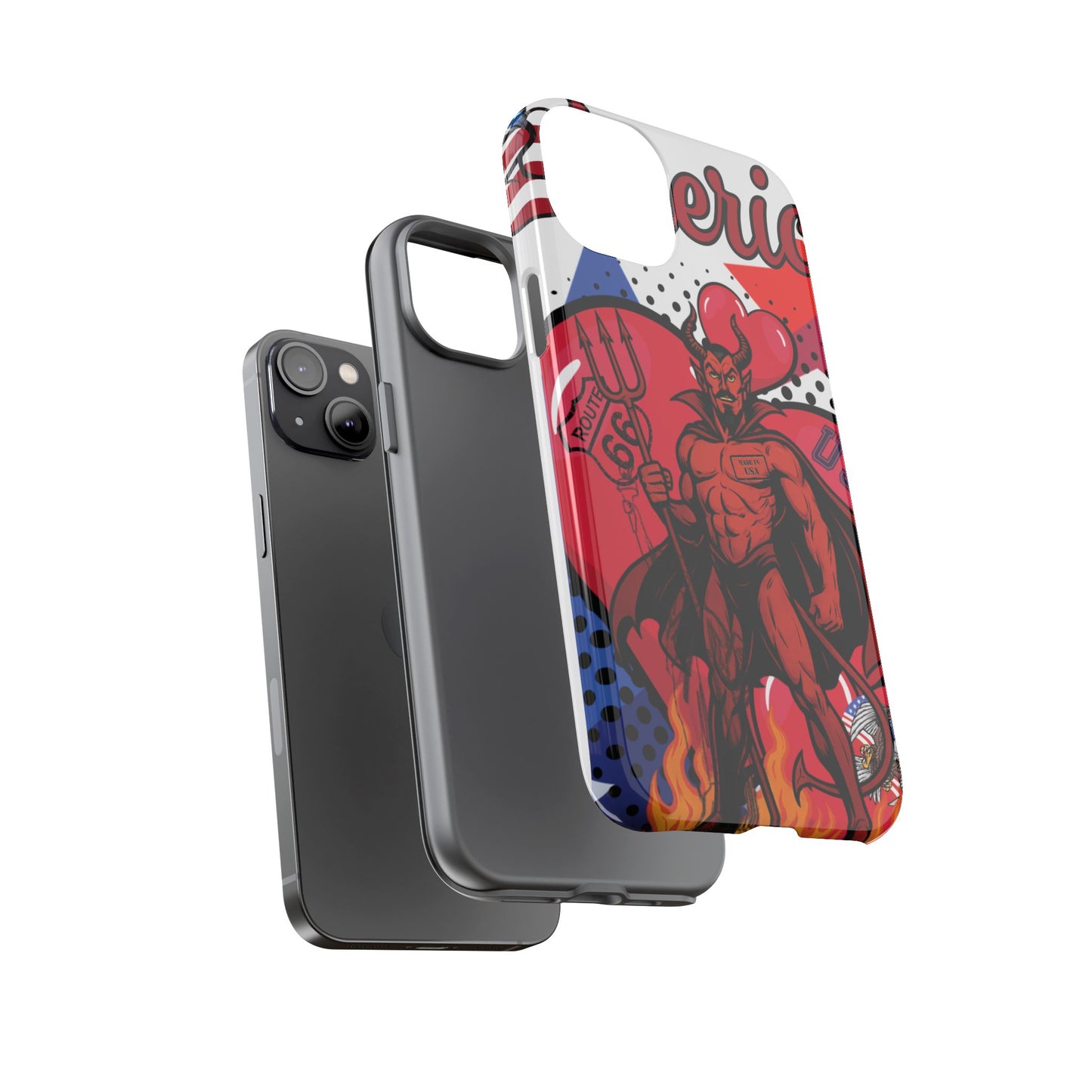 Etui na telefon „From Hell with Love - Made in USA” prosto z piekła rodem