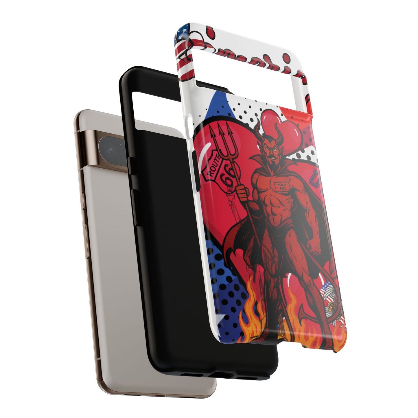 Etui na telefon „From Hell with Love - Made in USA” prosto z piekła rodem