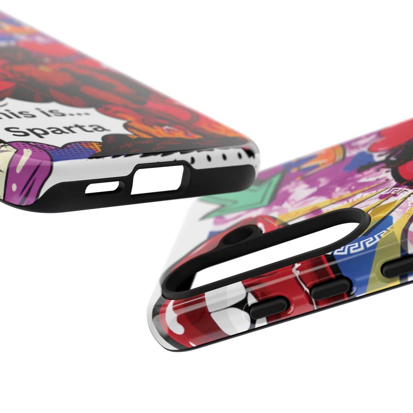 🔥 „To jest Sparta!” – Etui na telefon Pop Art Devil