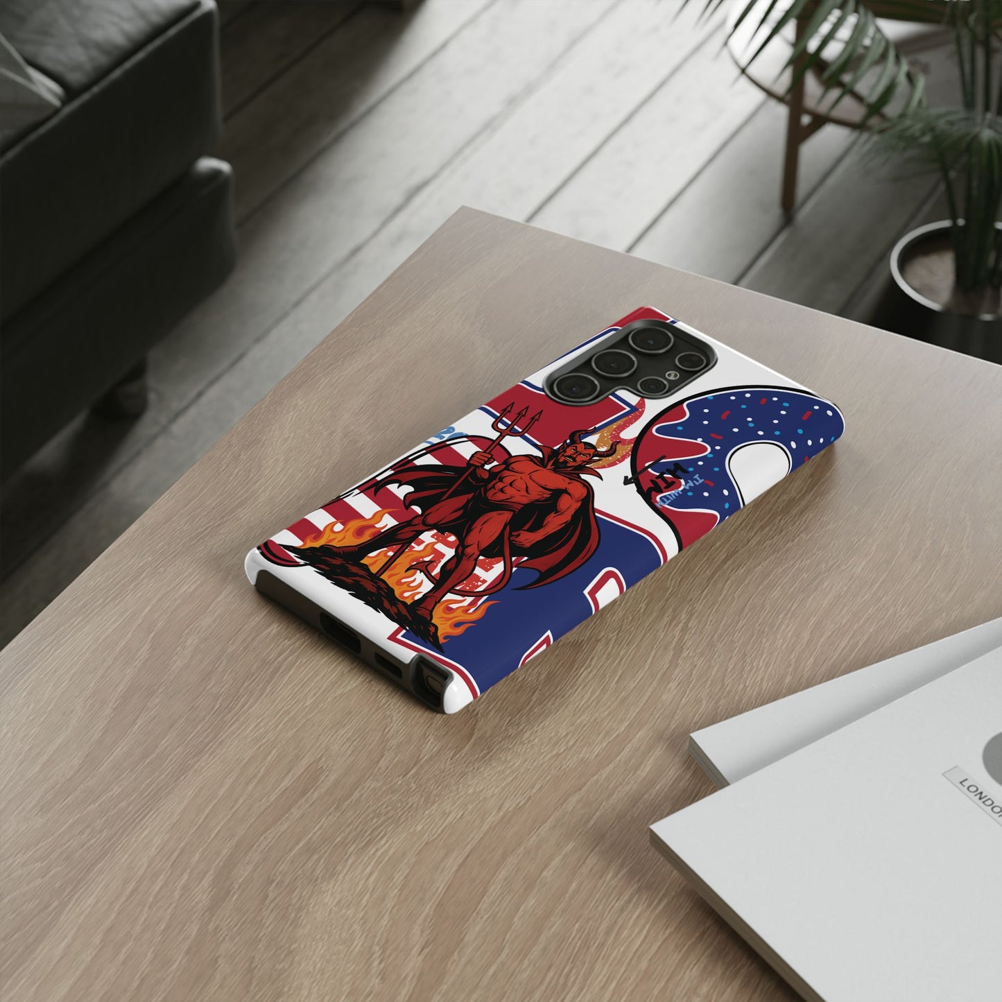 "From Hell with Love" phone case straight from hell