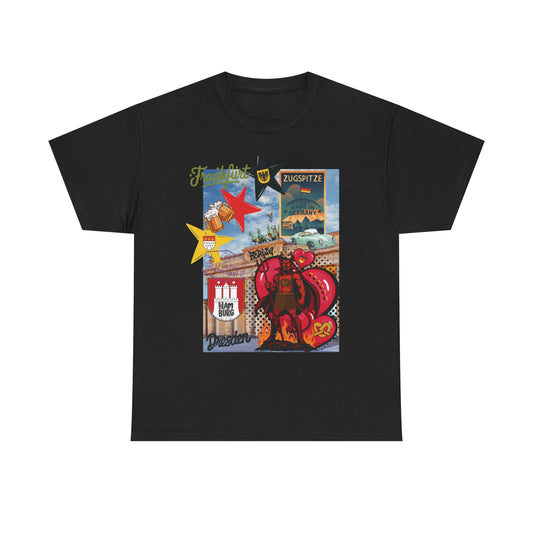 „Deutschland Pop-Art Collage – Urban Street Style T-Shirt“