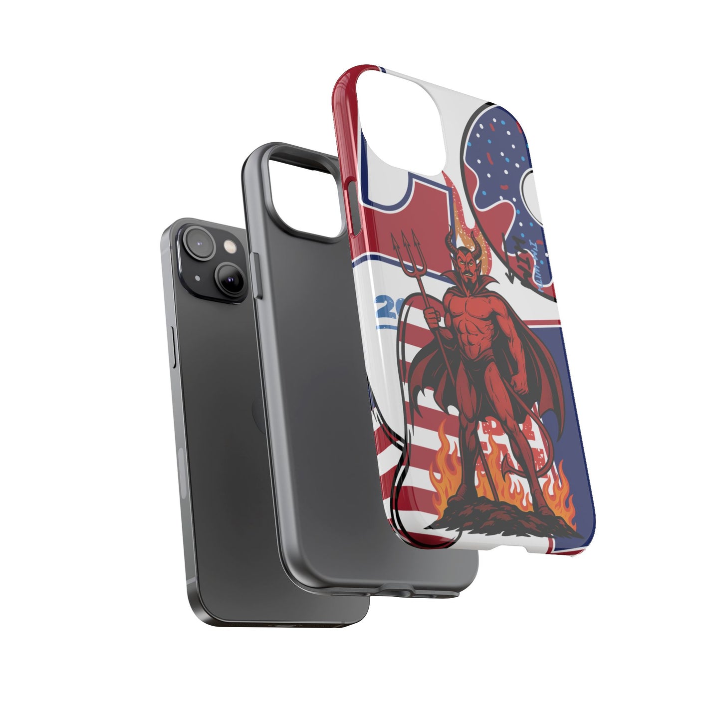"From Hell with Love" phone case straight from hell
