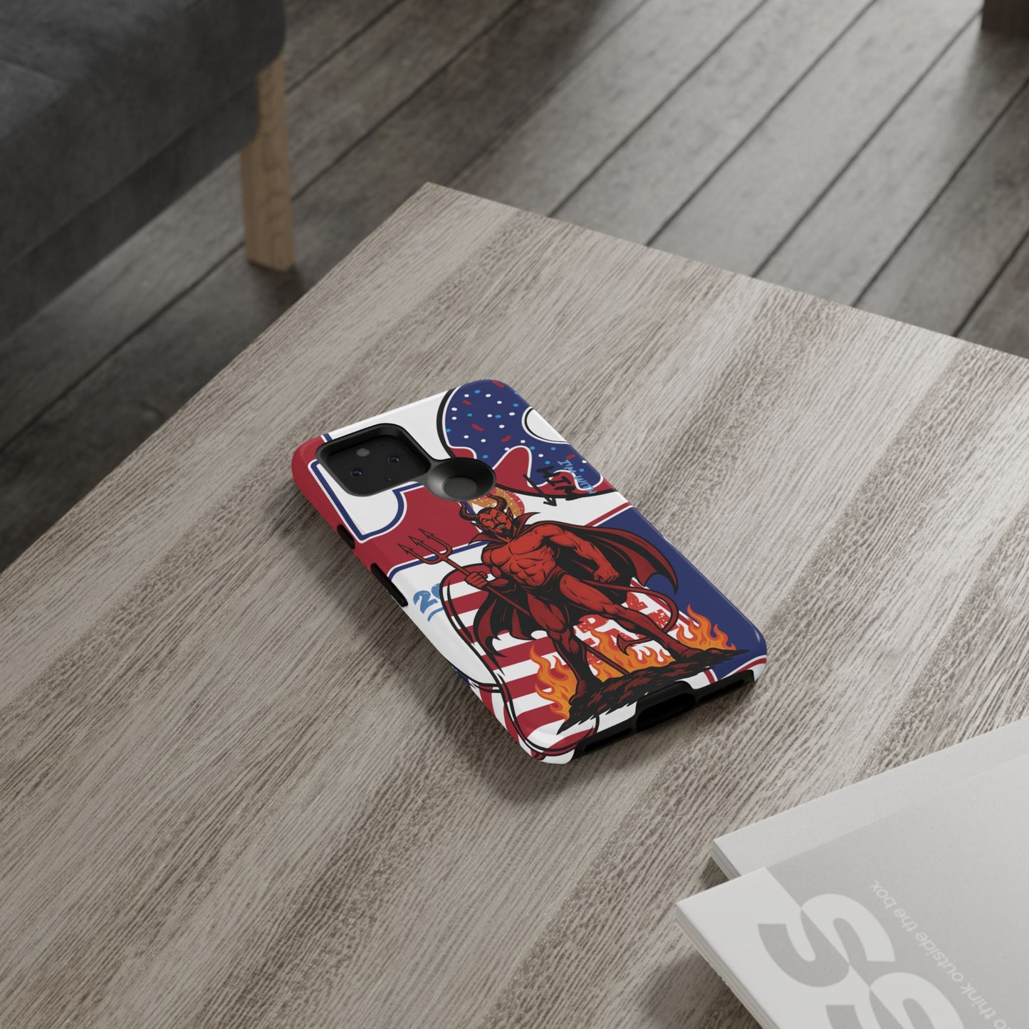 "From Hell with Love" phone case straight from hell