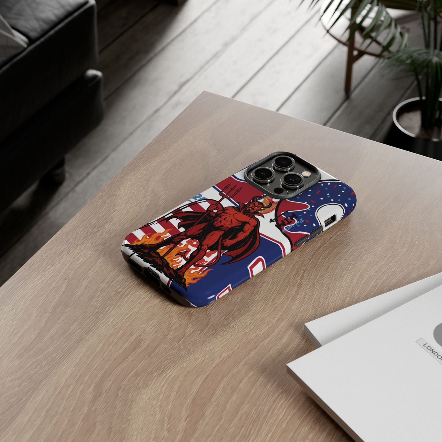 "From Hell with Love" phone case straight from hell