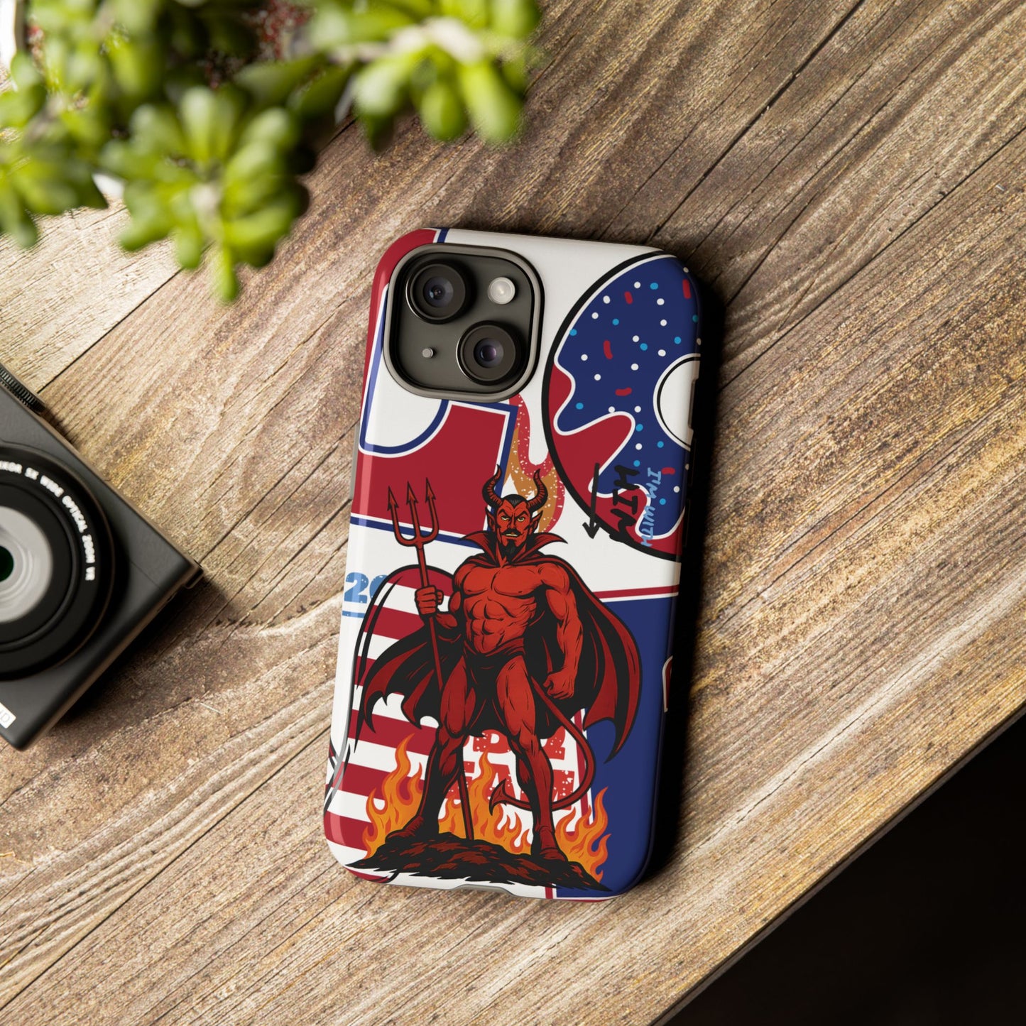 "From Hell with Love" phone case straight from hell