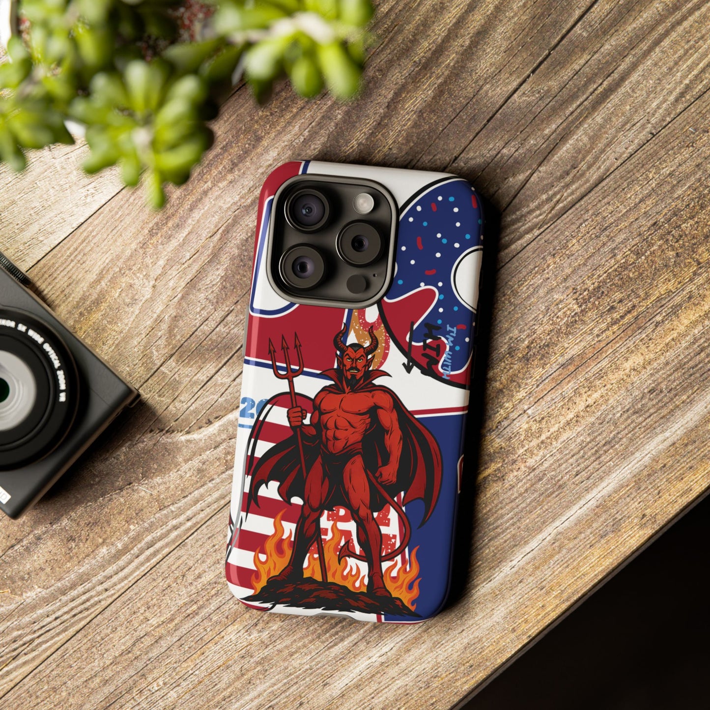 "From Hell with Love" phone case straight from hell