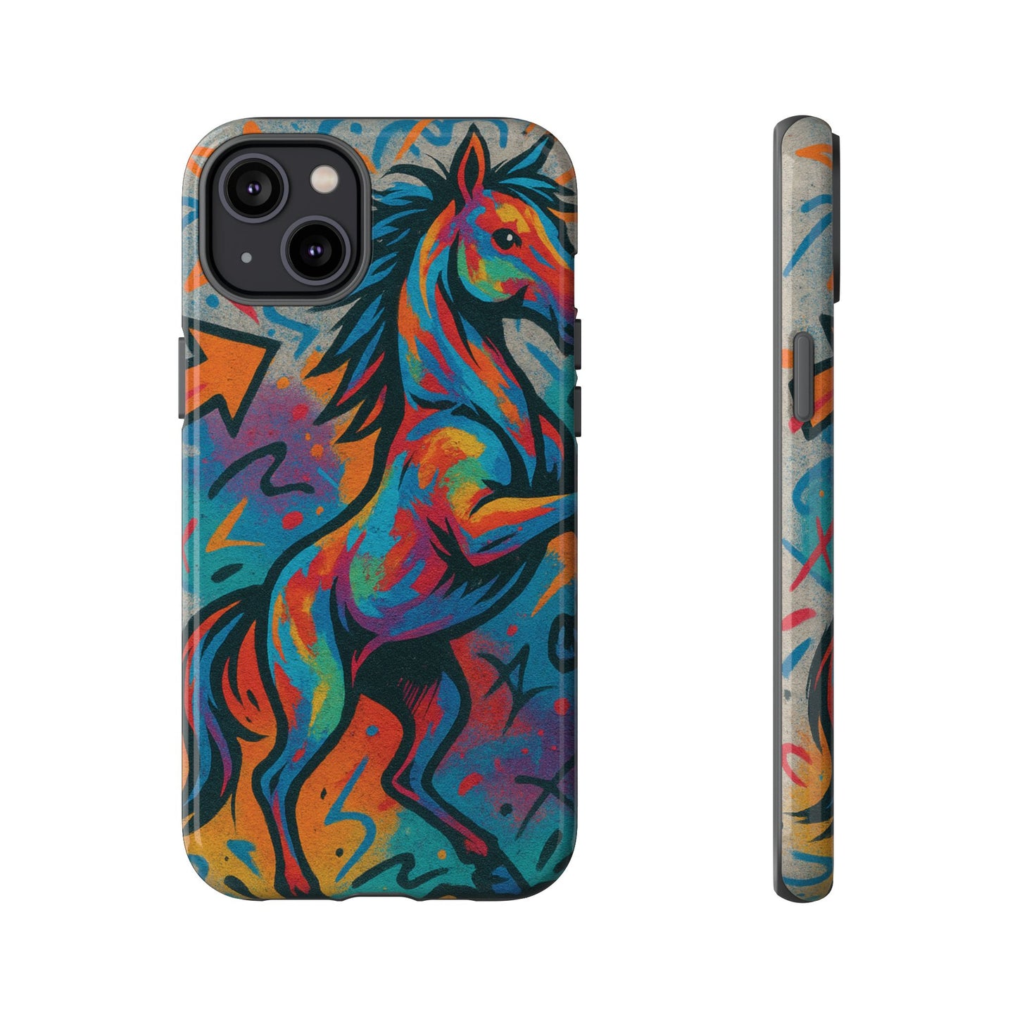 „Horse Power – Graffiti Horse Street Art Design”