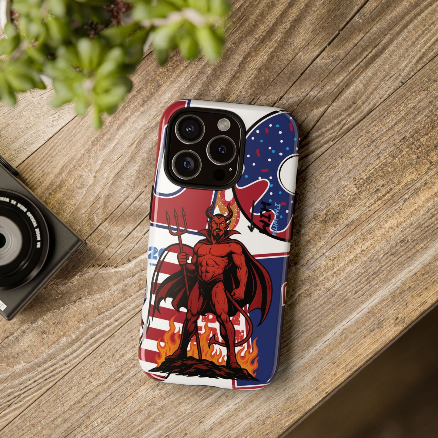 "From Hell with Love" phone case straight from hell