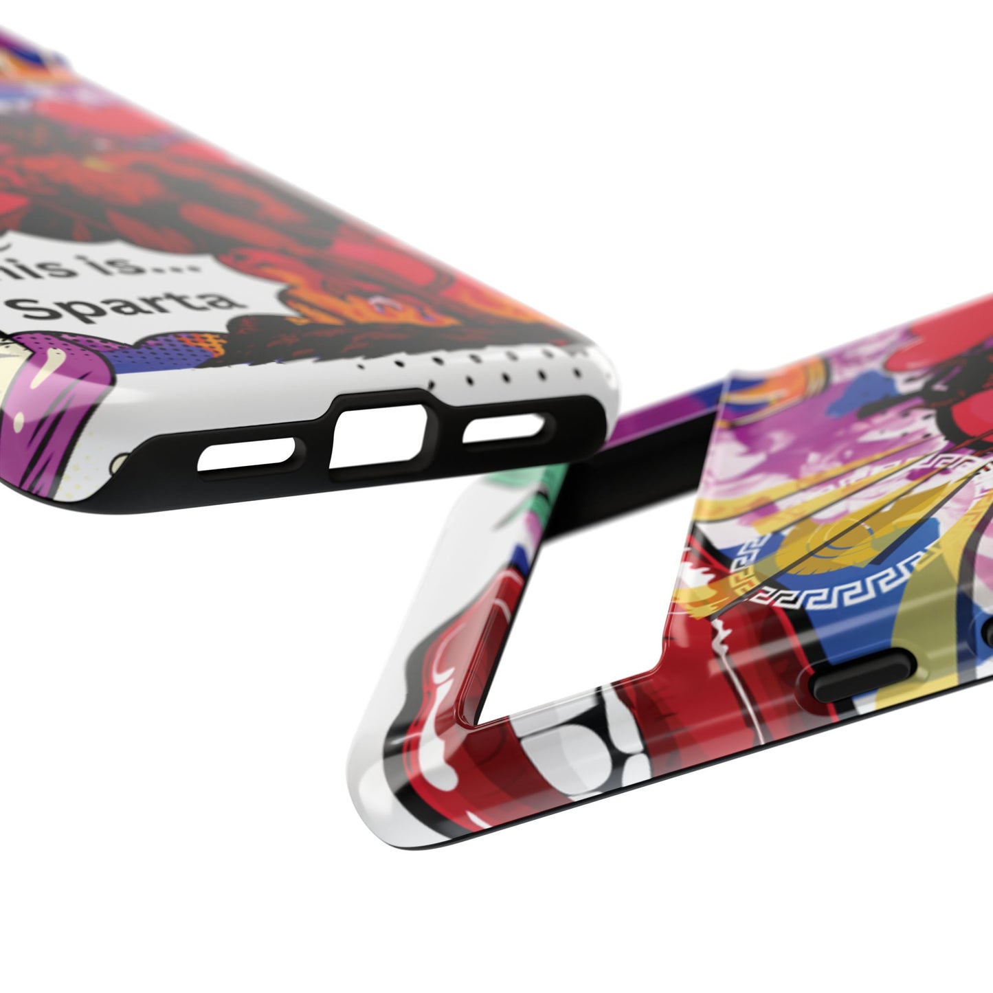 🔥 „To jest Sparta!” – Etui na telefon Pop Art Devil