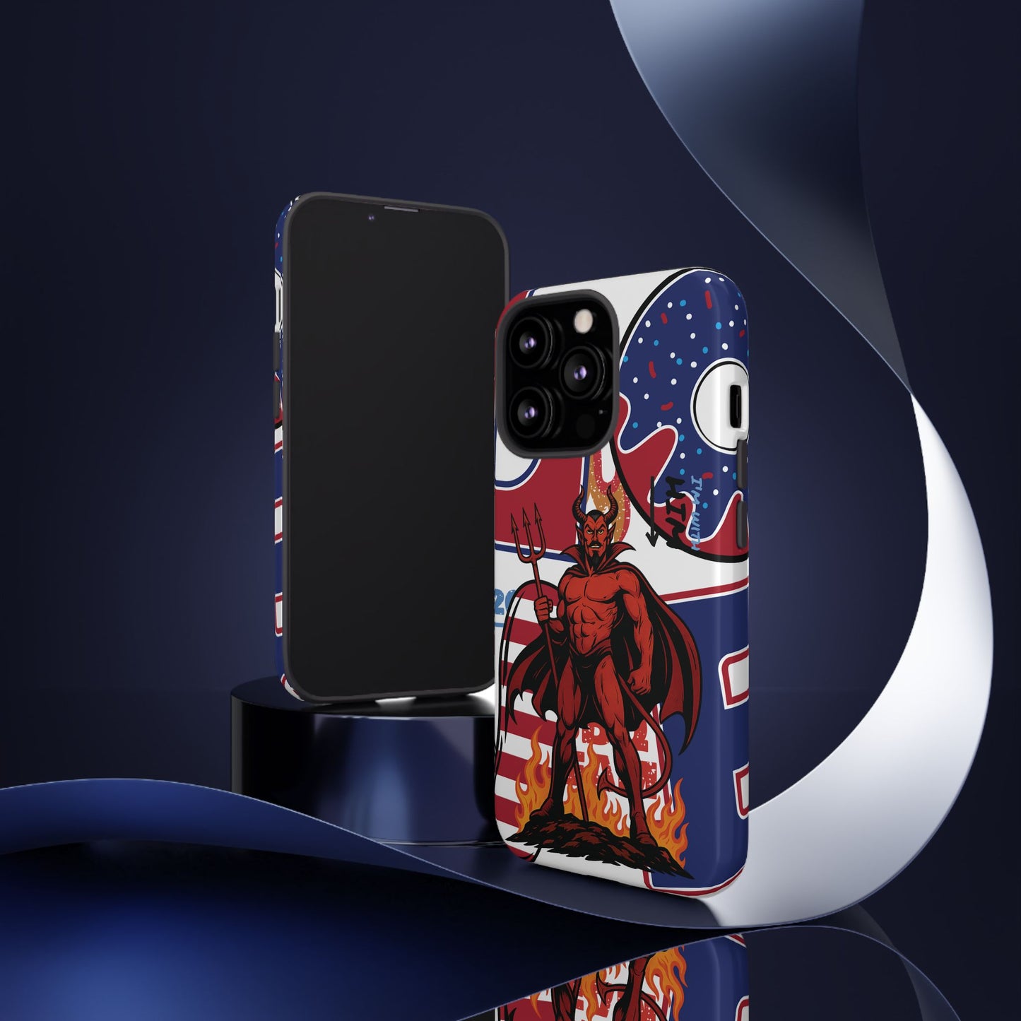 "From Hell with Love" phone case straight from hell