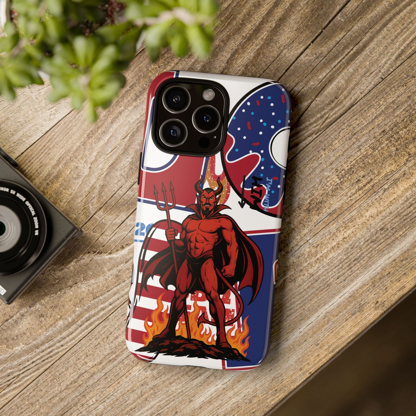 "From Hell with Love" phone case straight from hell