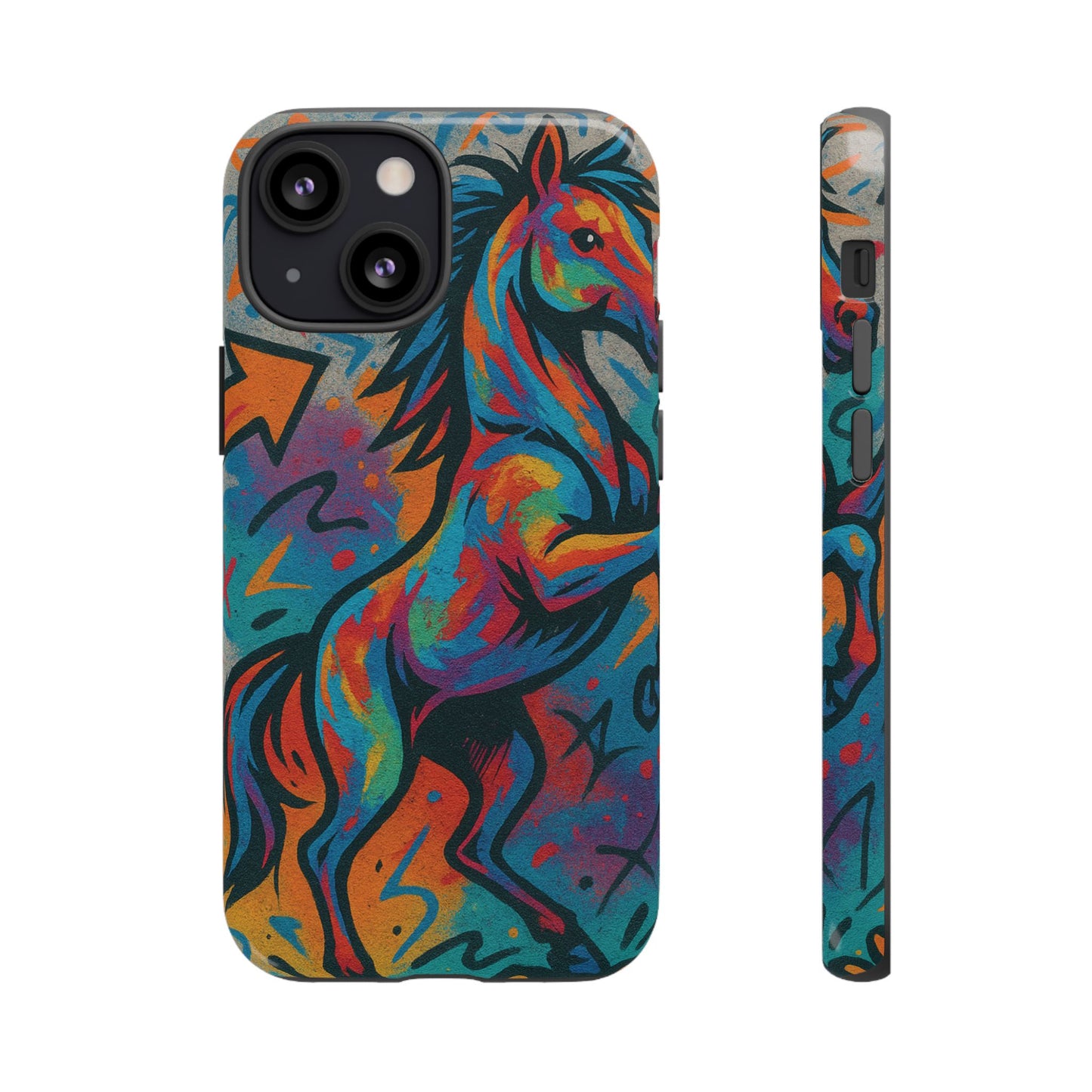 „Horse Power – Graffiti Horse Street Art Design”