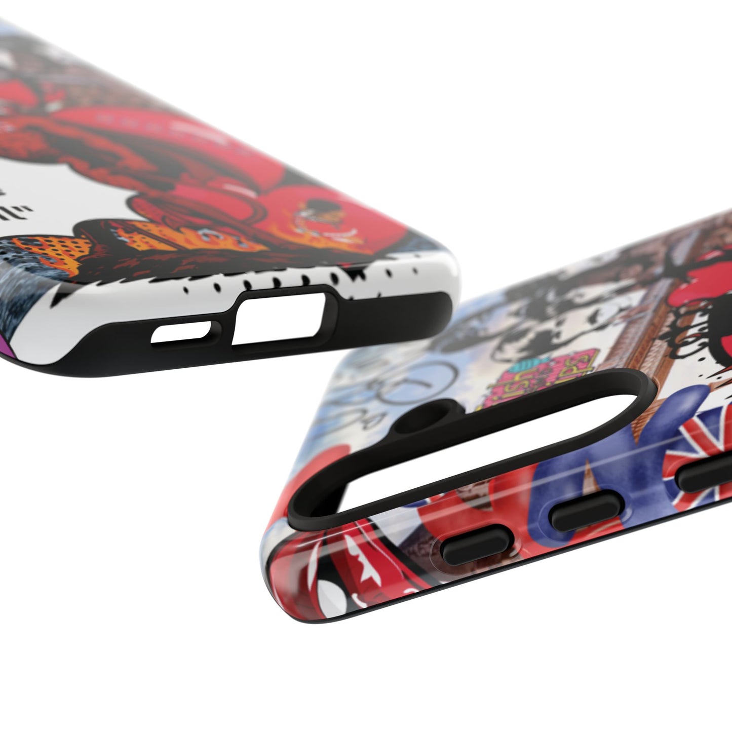 “Speak of the Devil” – Britpop meets Prince of Hell Phone Case