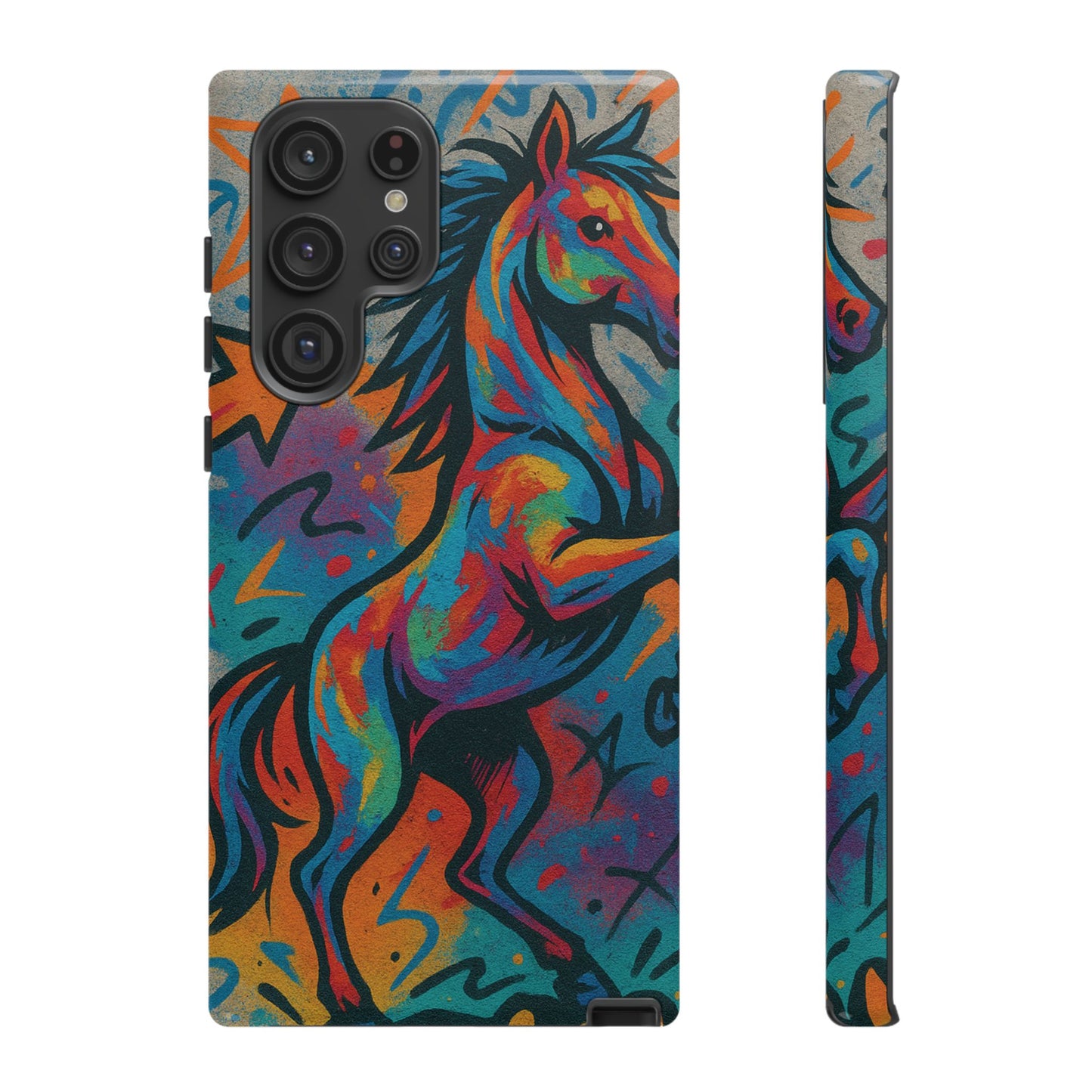 „Horse Power – Graffiti Horse Street Art Design”