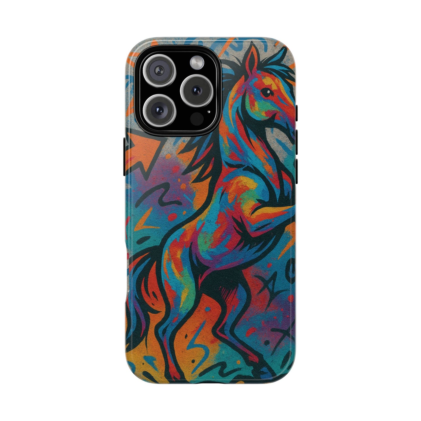 „Horse Power – Graffiti Horse Street Art Design”