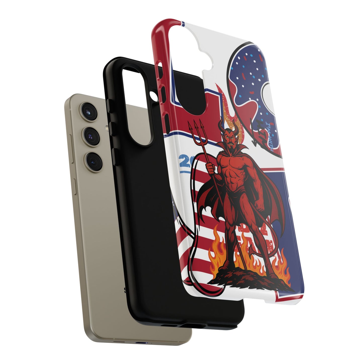 "From Hell with Love" phone case straight from hell