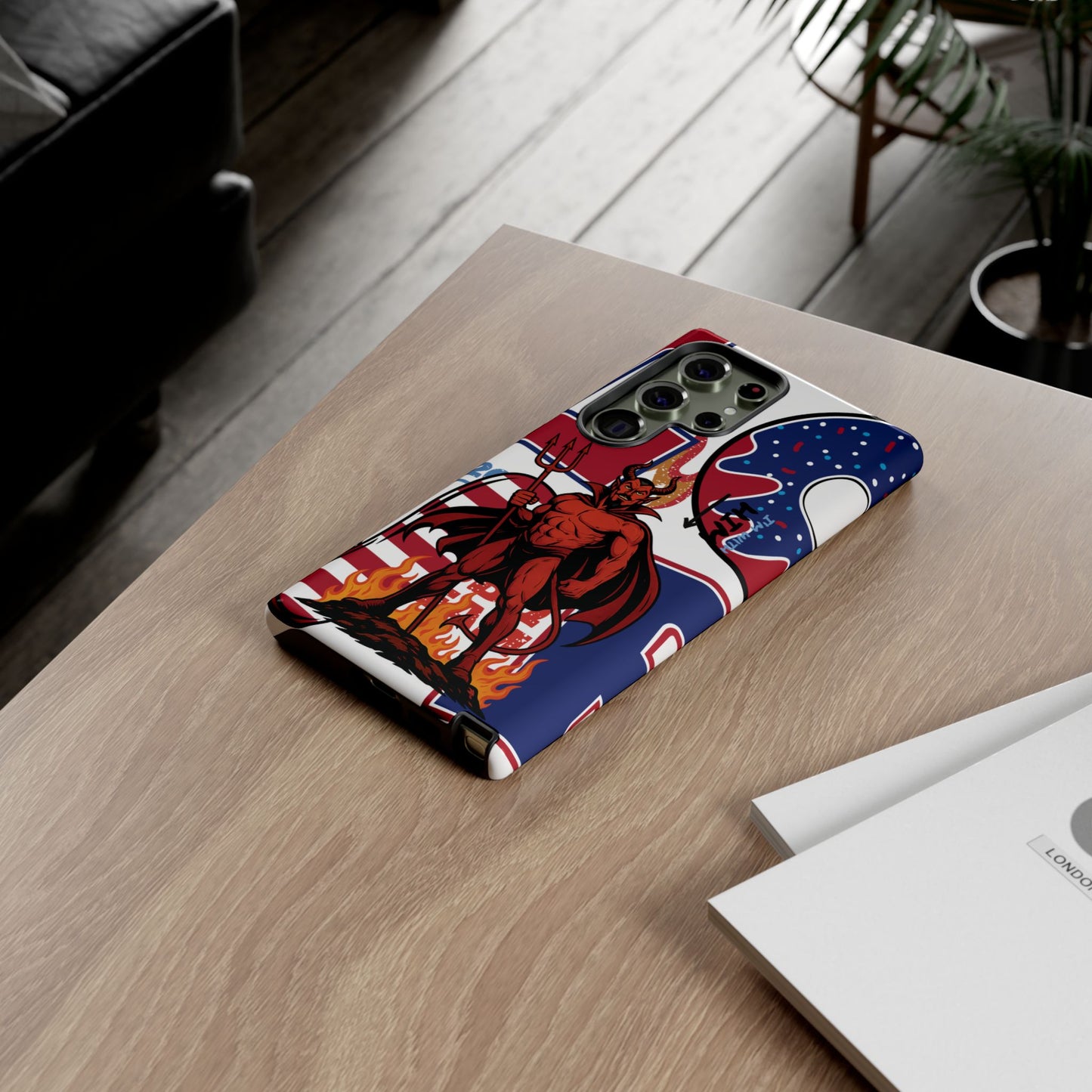 "From Hell with Love" phone case straight from hell