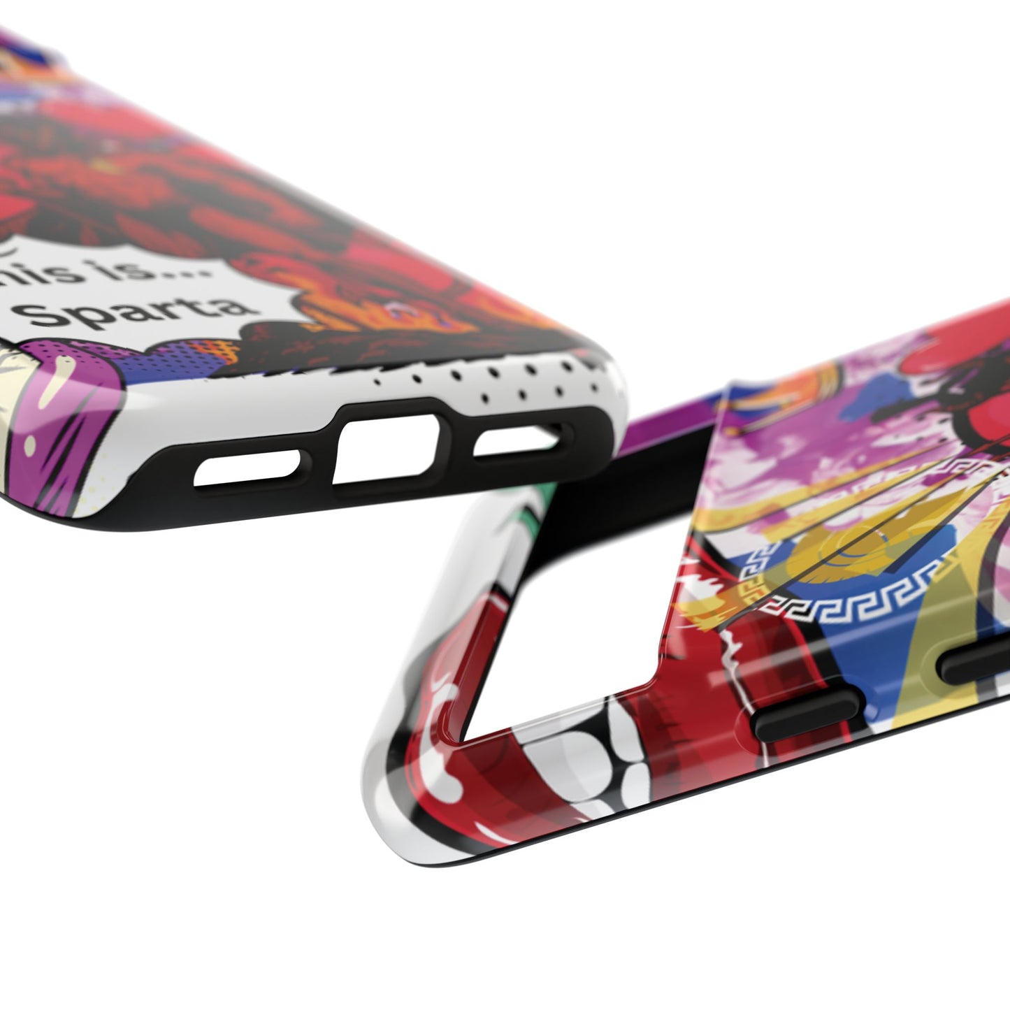 🔥 „To jest Sparta!” – Etui na telefon Pop Art Devil