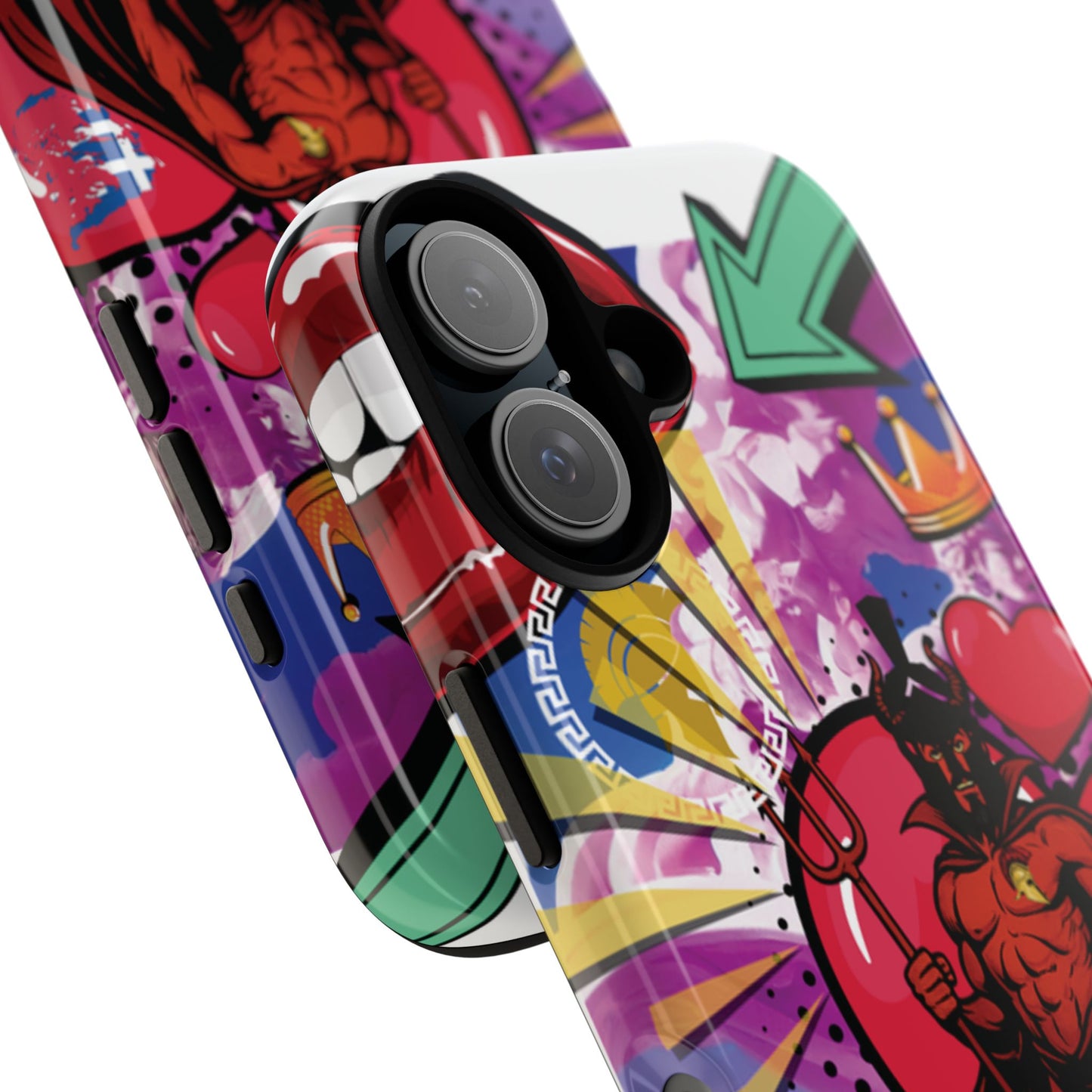 🔥 „To jest Sparta!” – Etui na telefon Pop Art Devil