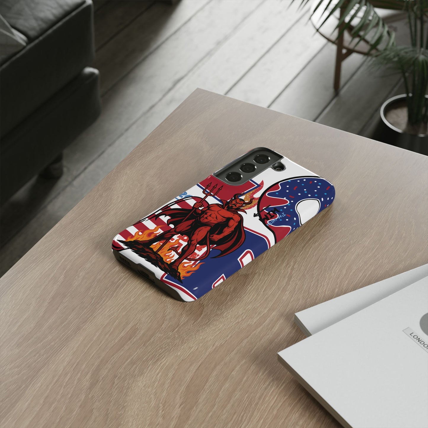 "From Hell with Love" phone case straight from hell