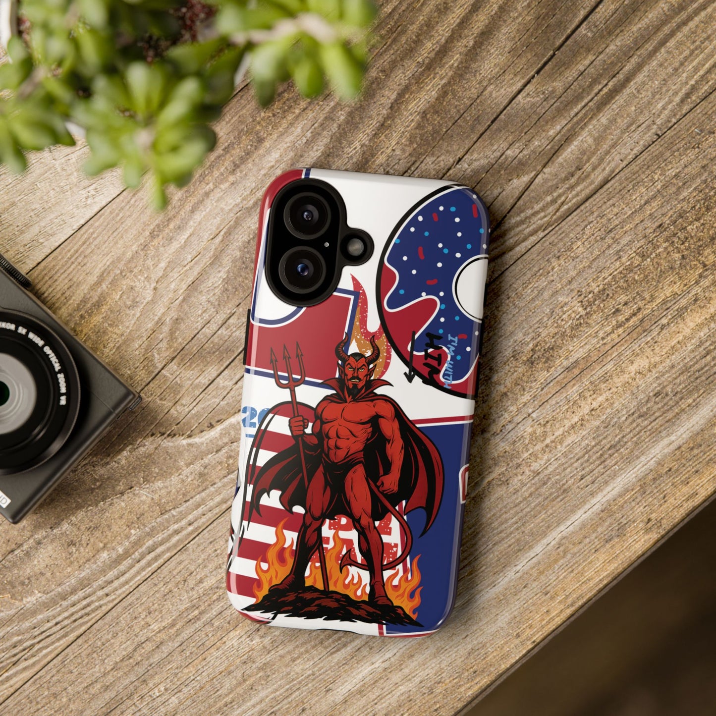 "From Hell with Love" phone case straight from hell