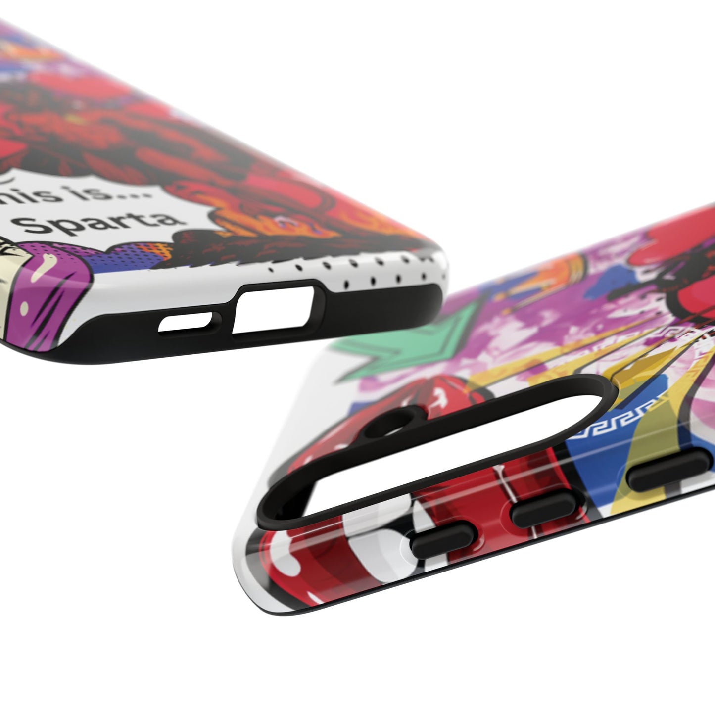 🔥 „To jest Sparta!” – Etui na telefon Pop Art Devil