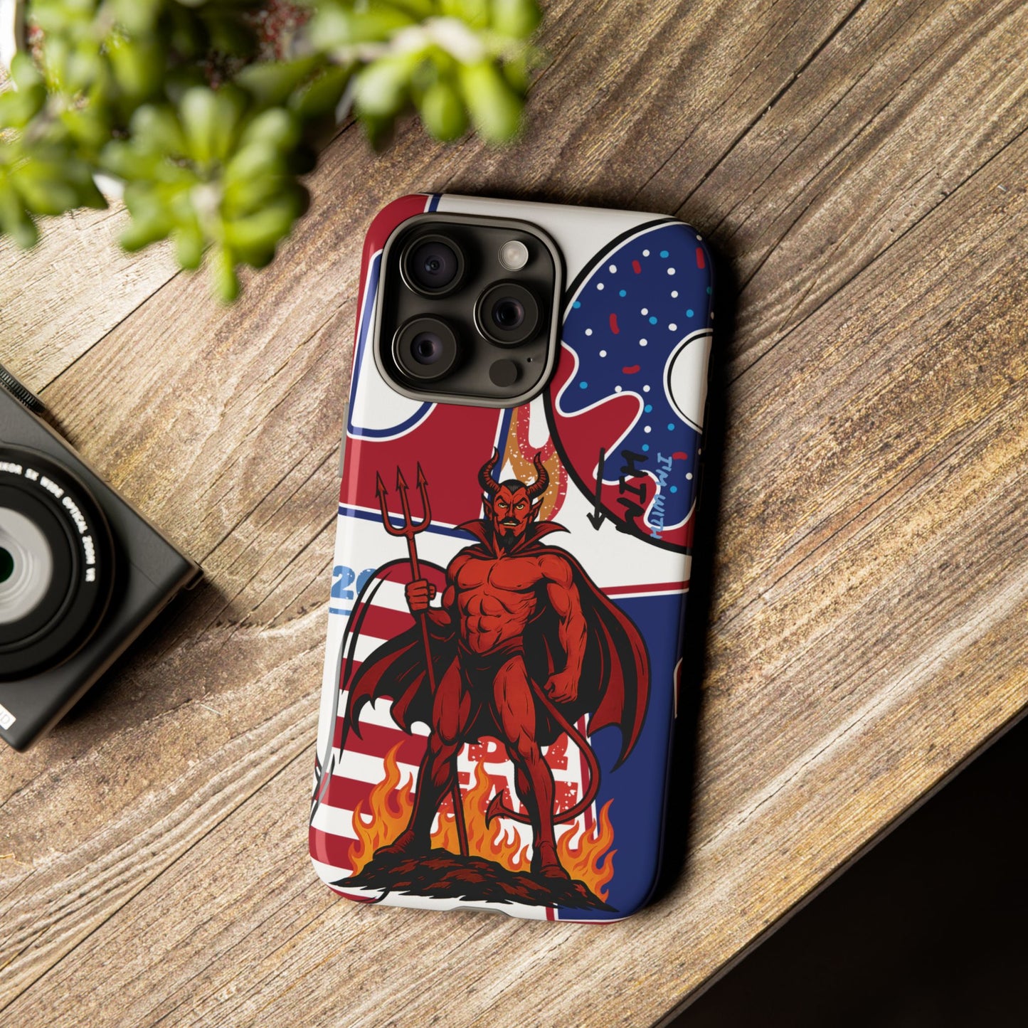 "From Hell with Love" phone case straight from hell