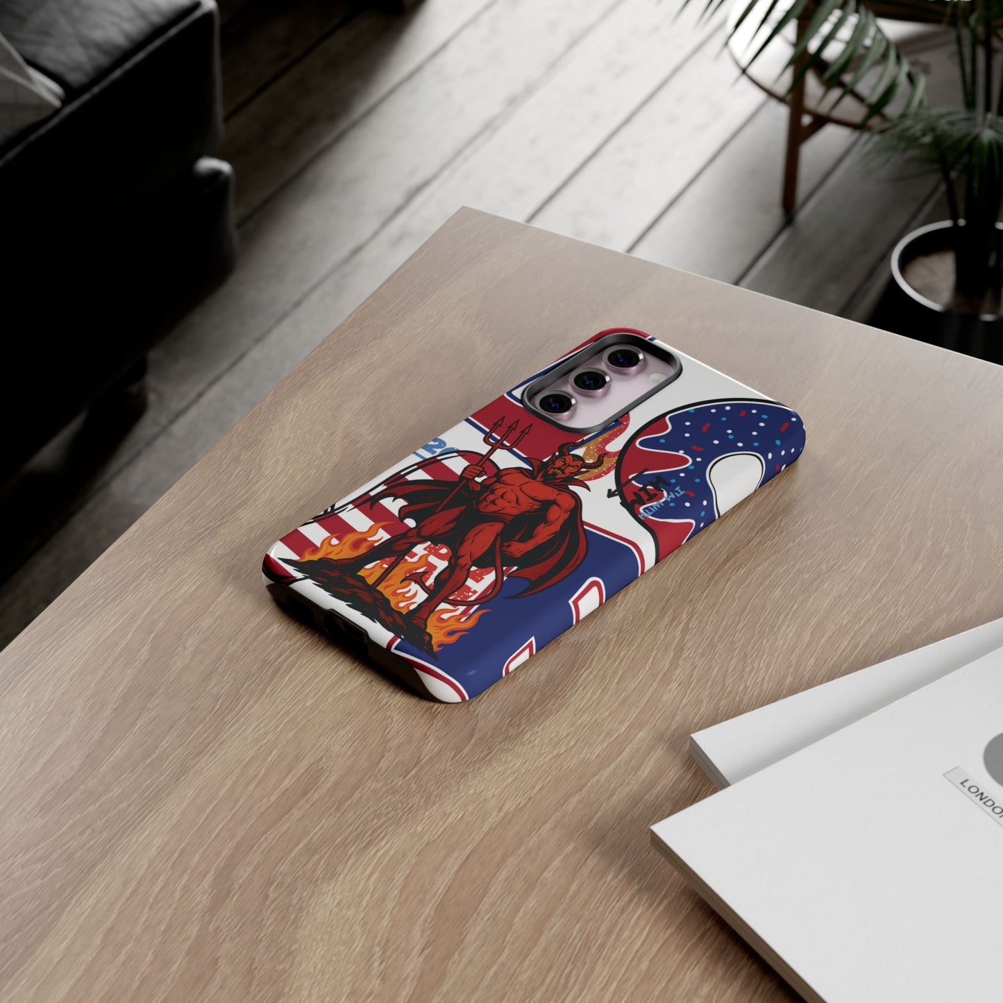 "From Hell with Love" phone case straight from hell