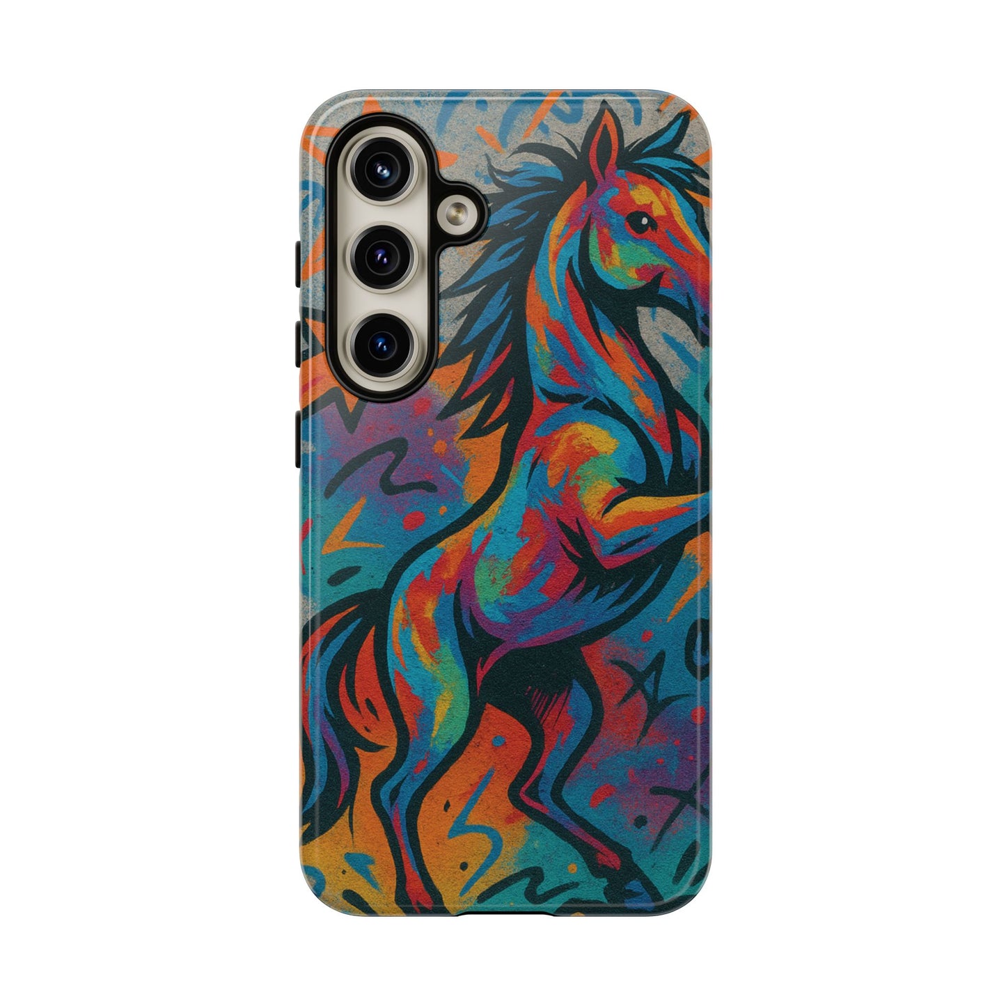 „Horse Power – Graffiti Horse Street Art Design”