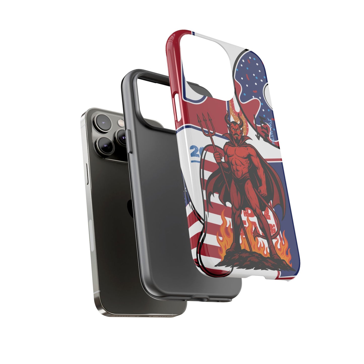 "From Hell with Love" phone case straight from hell