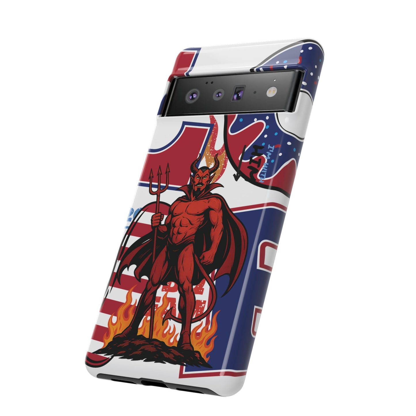 "From Hell with Love" phone case straight from hell