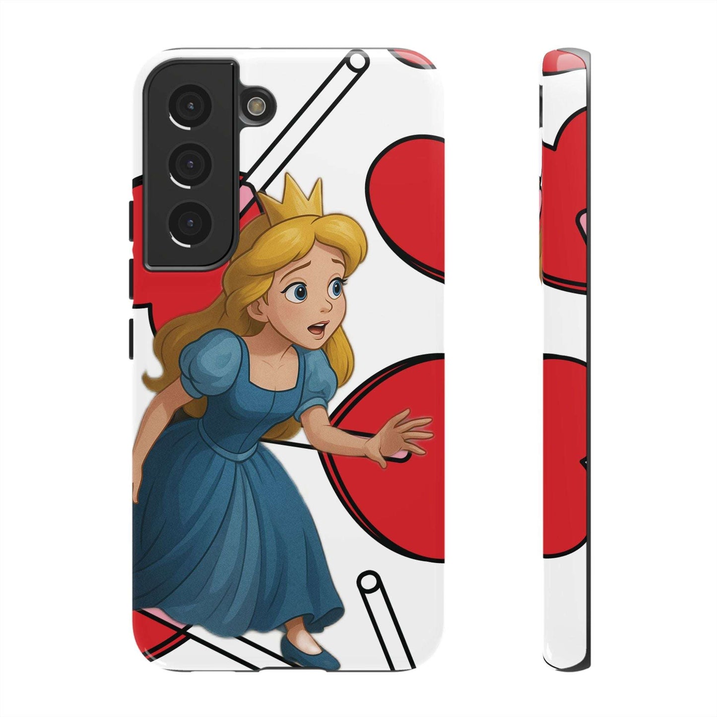 "Verwunschene Prinzessin – Handyhülle im Märchen-Hearts Look"
