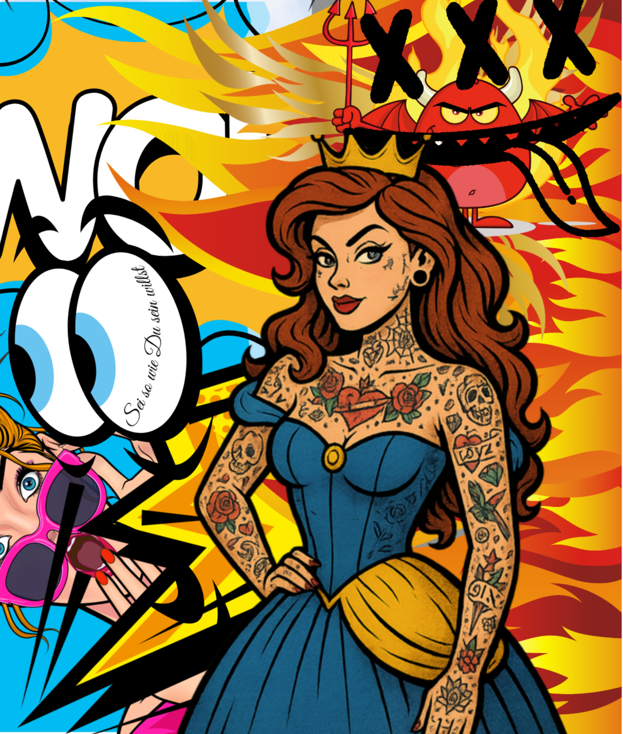 Tattoo Royals – Die Pop Art Handyhüllen Königinnen