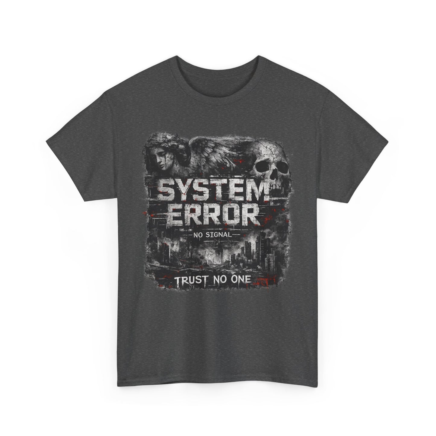 System Error T-Shirt – No Signal | Trust No One | Cyberpunk Streetwear