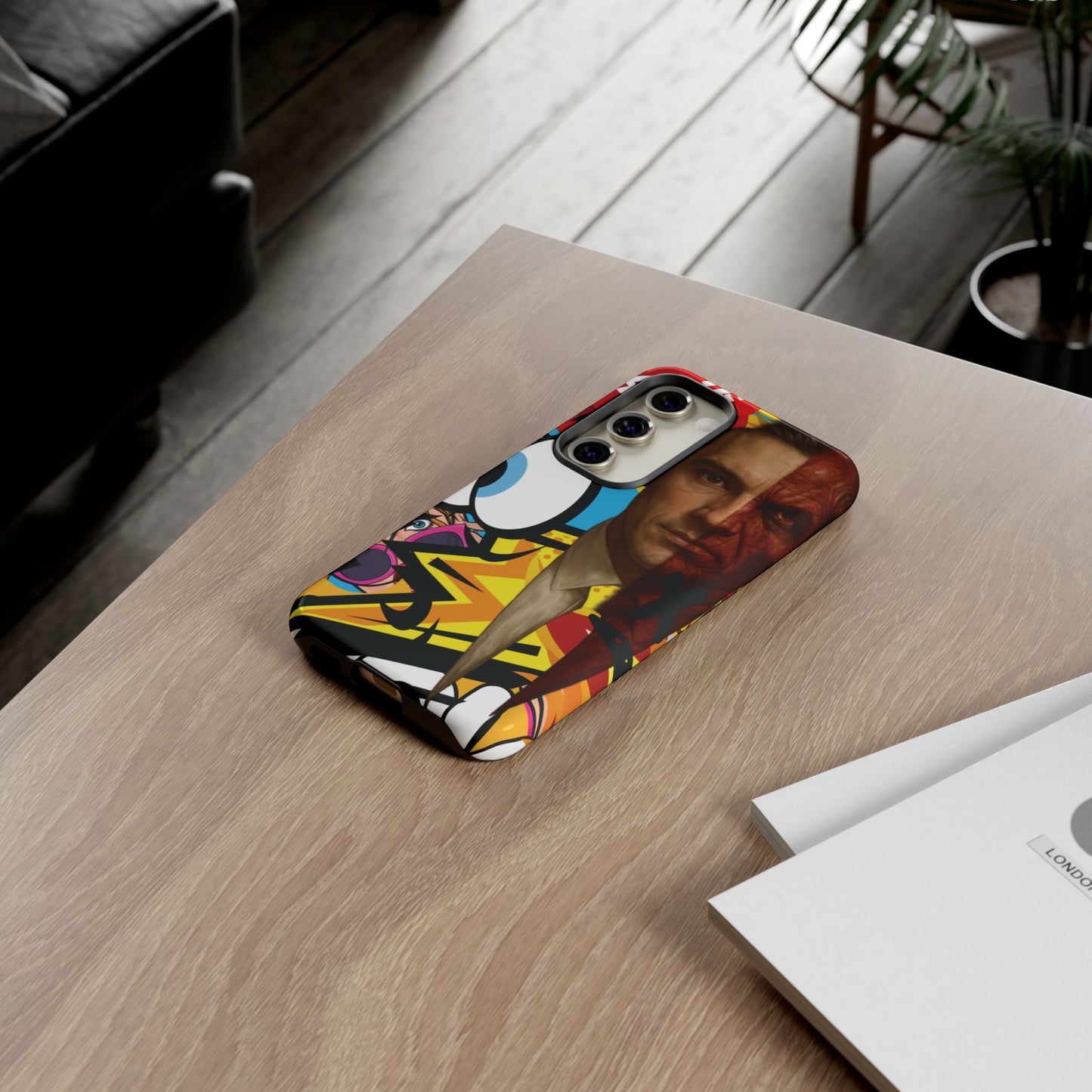 "Between Madness &amp; Temptation" – Devilishly good Pop Art phone case