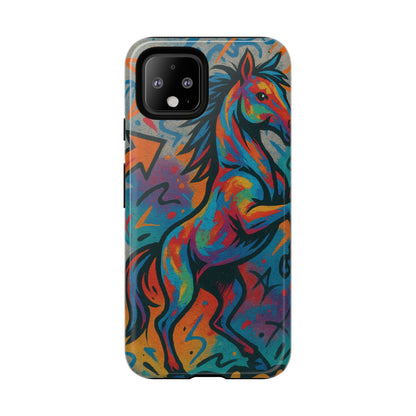 „Horse Power – Graffiti Horse Street Art Design”