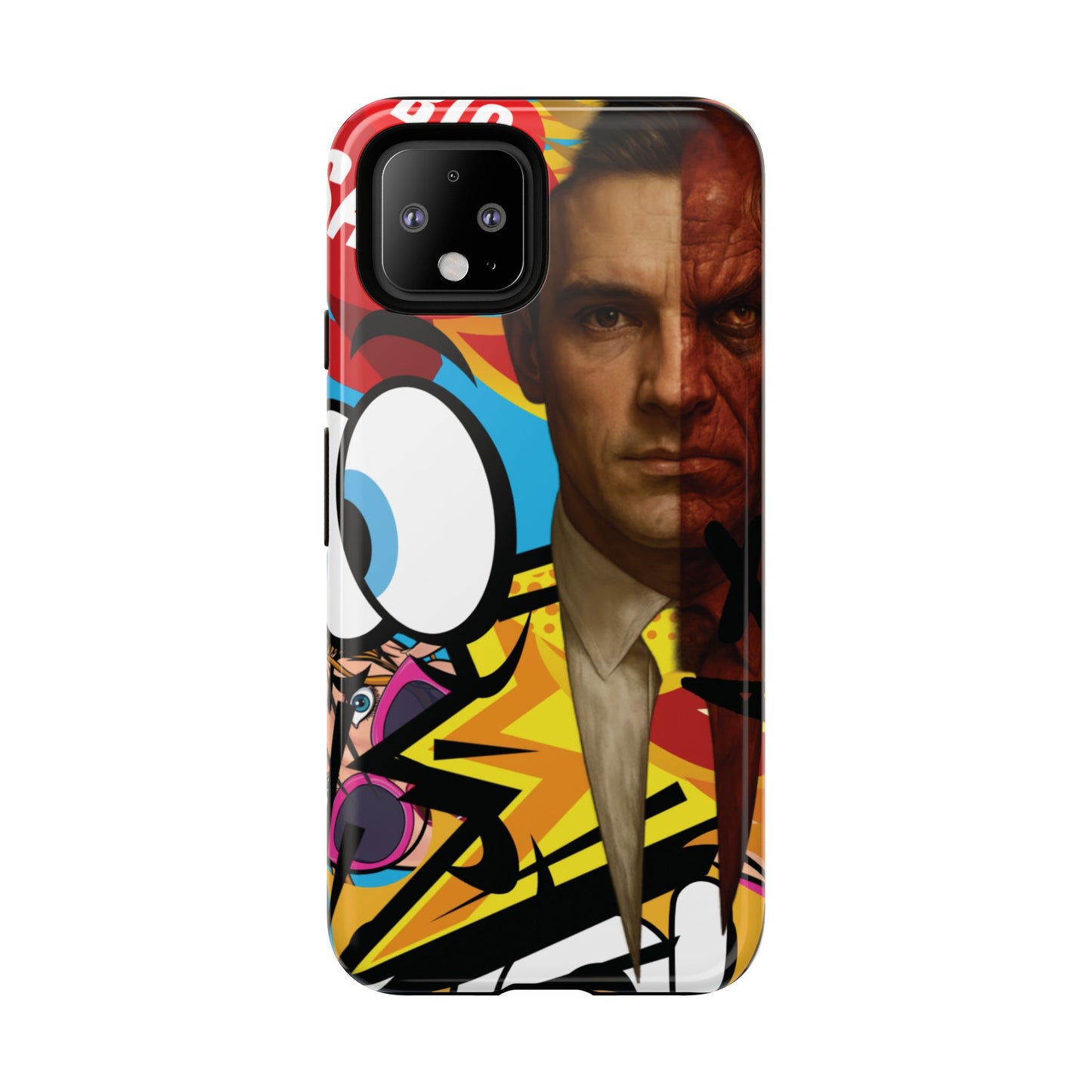 "Between Madness &amp; Temptation" – Devilishly good Pop Art phone case