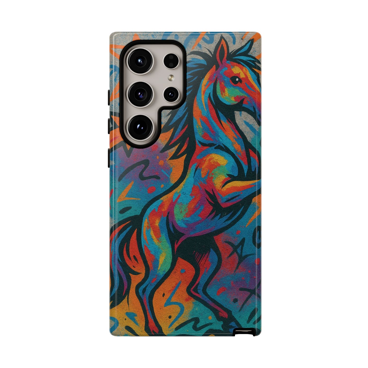 „Horse Power – Graffiti Horse Street Art Design”
