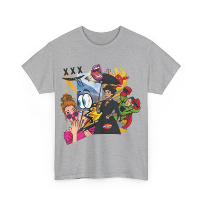 Cartoon Chaos – Pop Art T-Shirt