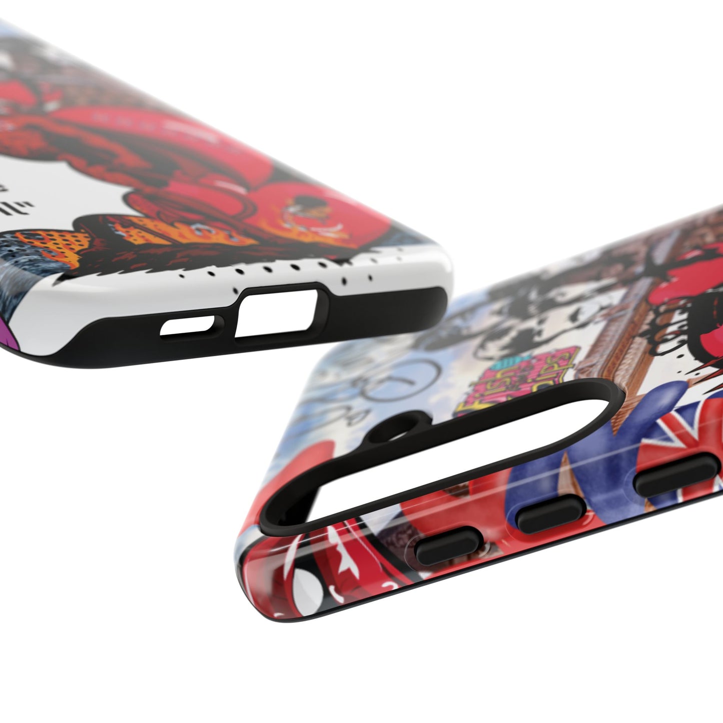 “Speak of the Devil” – Britpop meets Prince of Hell Phone Case