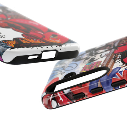 “Speak of the Devil” – Britpop meets Prince of Hell Phone Case