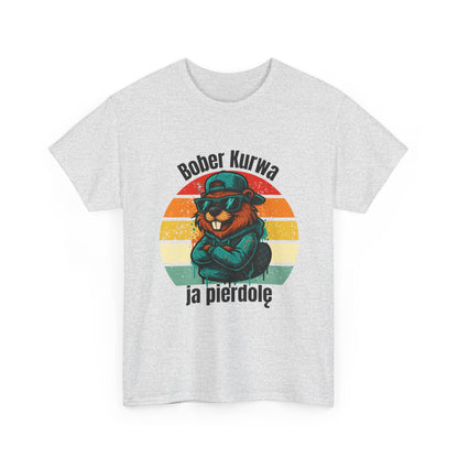 Street-Art Biber T-Shirt – Urban Cartoon mit Sonnenbrille & Hoodie