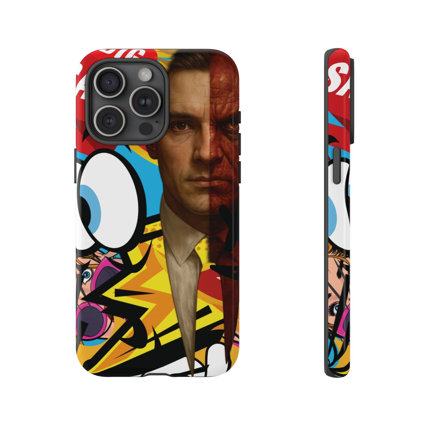 "Between Madness &amp; Temptation" – Devilishly good Pop Art phone case