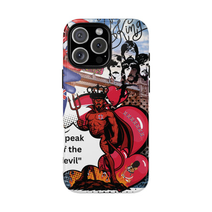 “Speak of the Devil” – Britpop meets Prince of Hell Phone Case