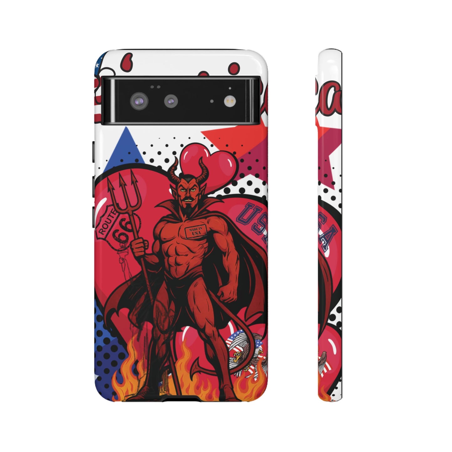 "From Hell with Love - Made in USA" phone case straight from hell