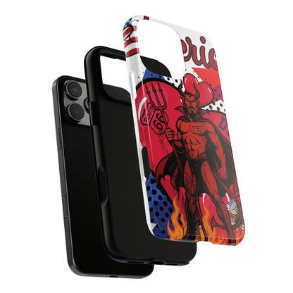 "From Hell with Love - Made in USA" phone case straight from hell