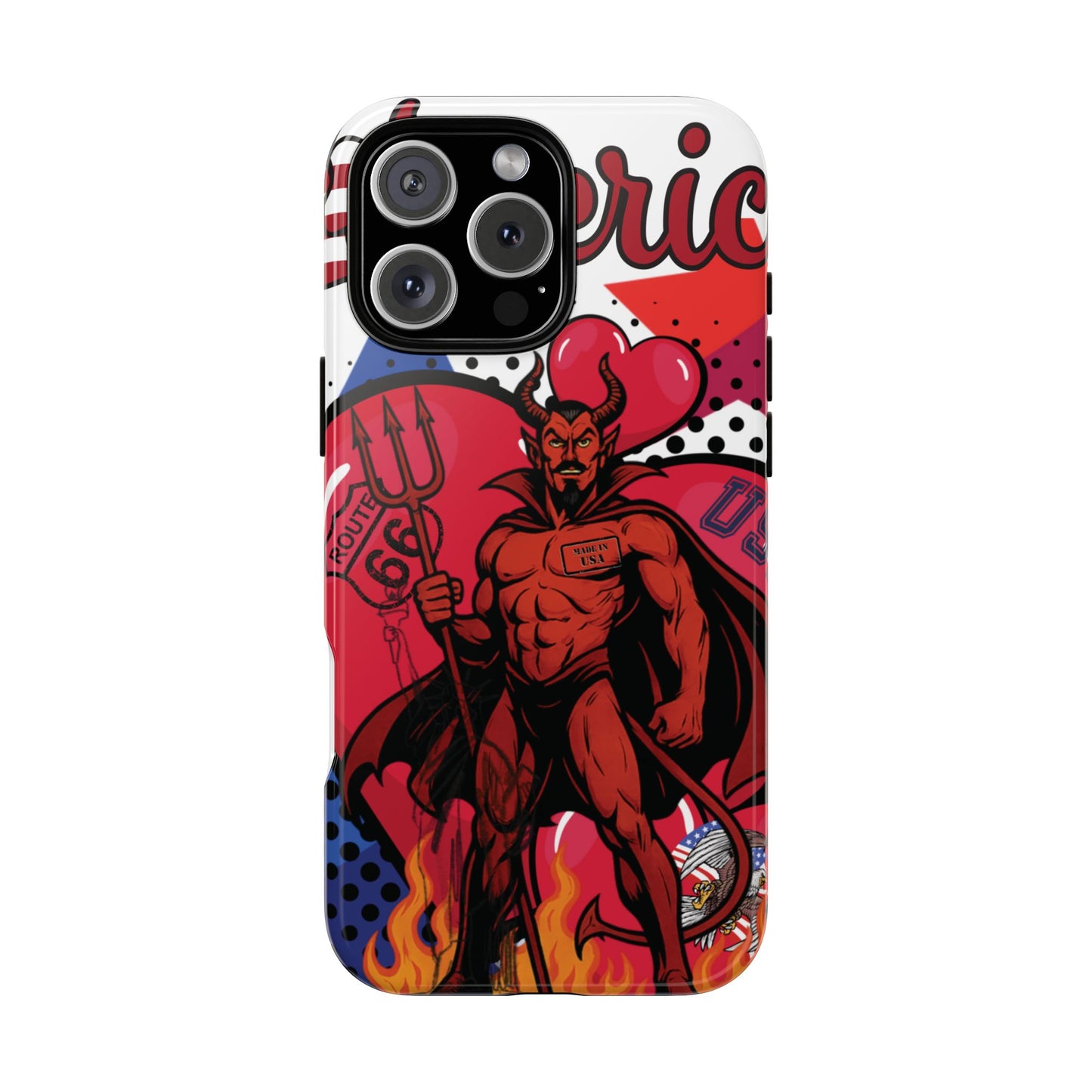 "From Hell with Love - Made in USA" phone case straight from hell