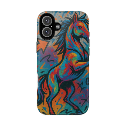 „Horse Power – Graffiti Horse Street Art Design”