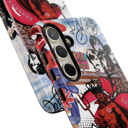 “Speak of the Devil” – Britpop meets Prince of Hell Phone Case